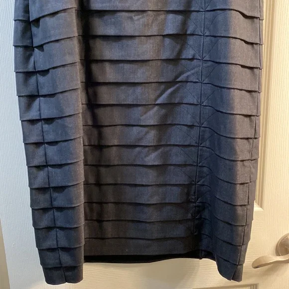 Ellen Tracy dark gray paneled dress - Picture 7 of 9